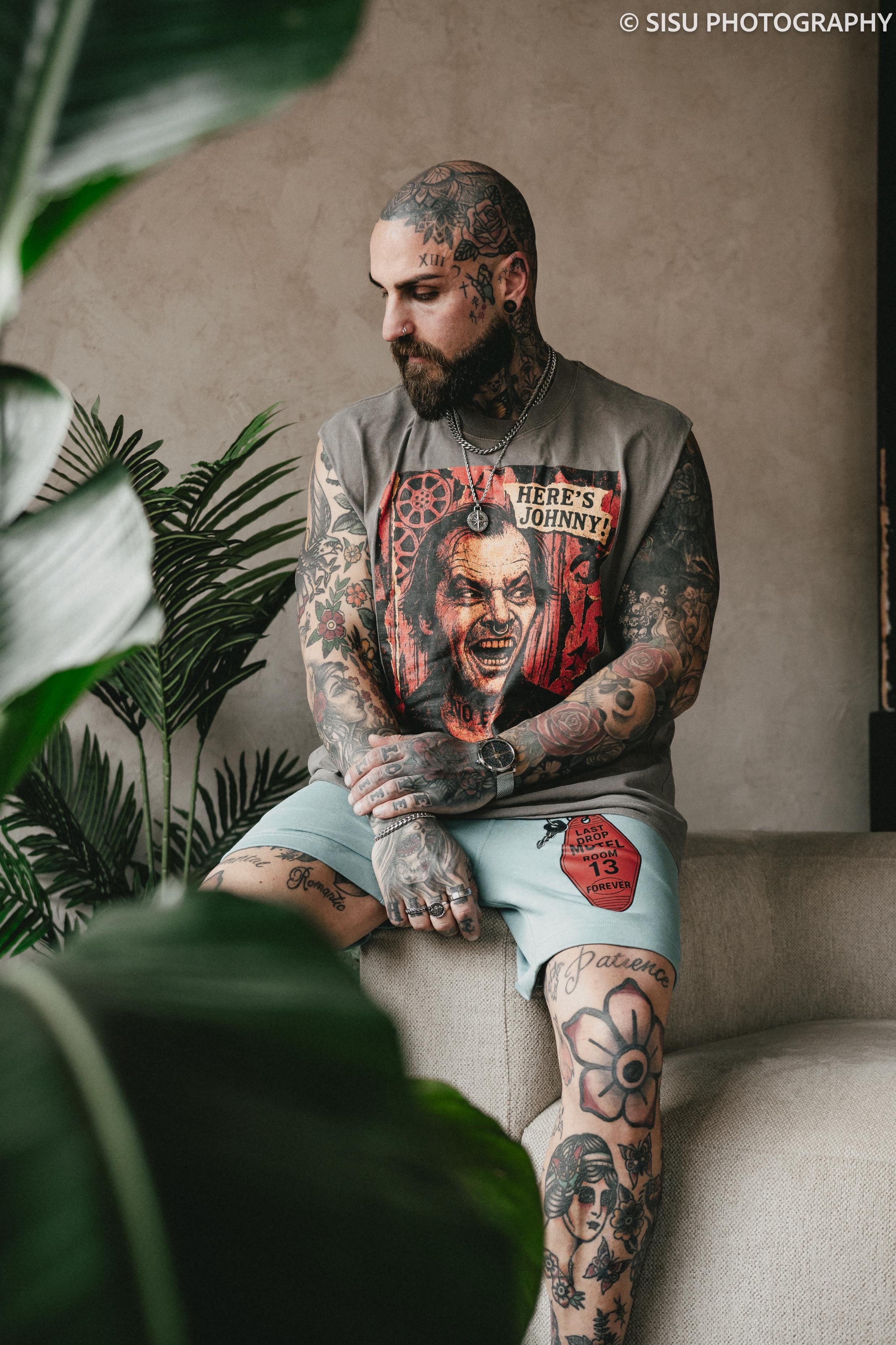 Here's Johnny Alt Heavy Faded Tank Top - The Shining