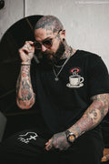 Holy Grounds Coffee - Short sleeve black t-shirt