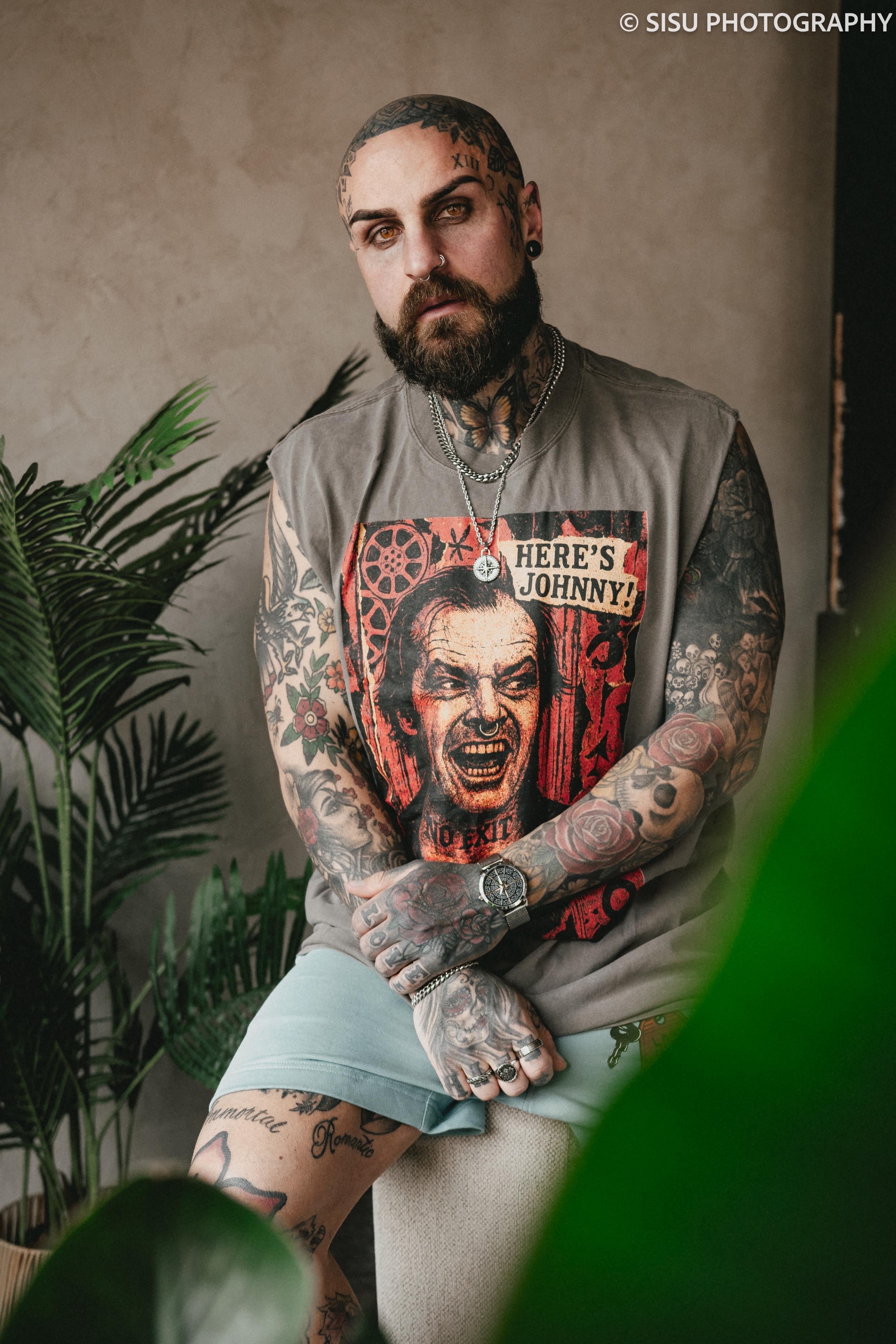 Here's Johnny Alt Heavy Faded Tank Top - The Shining