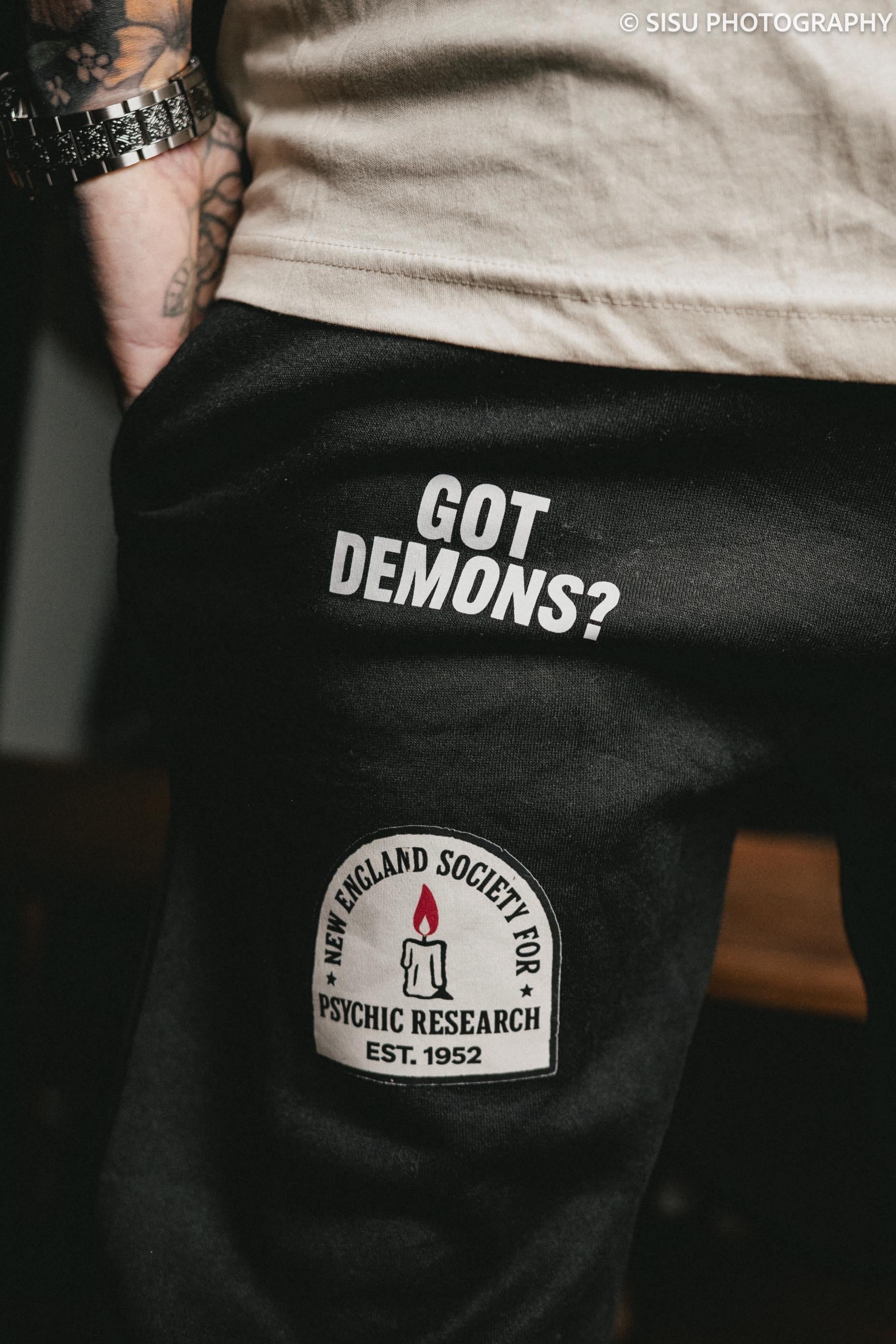 Got Demons? Joggers – Ed & Lorraine Warren Paranormal Sweatpants | Unisex
