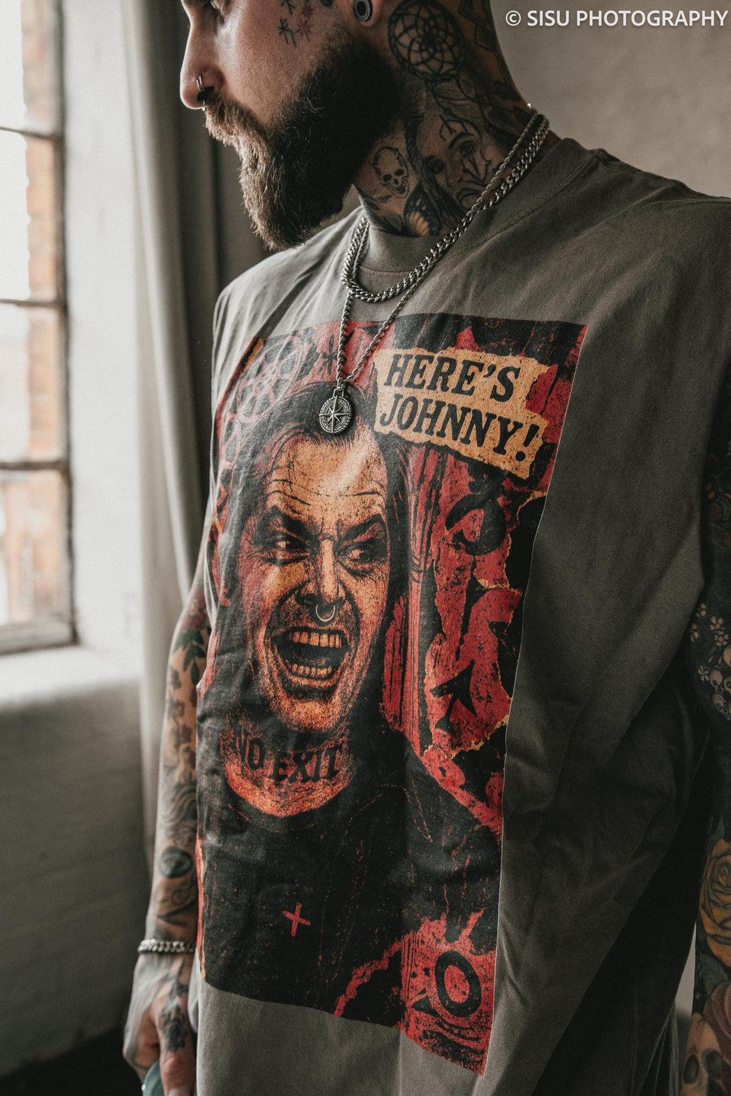 Here's Johnny Alt Heavy Faded Tank Top - The Shining