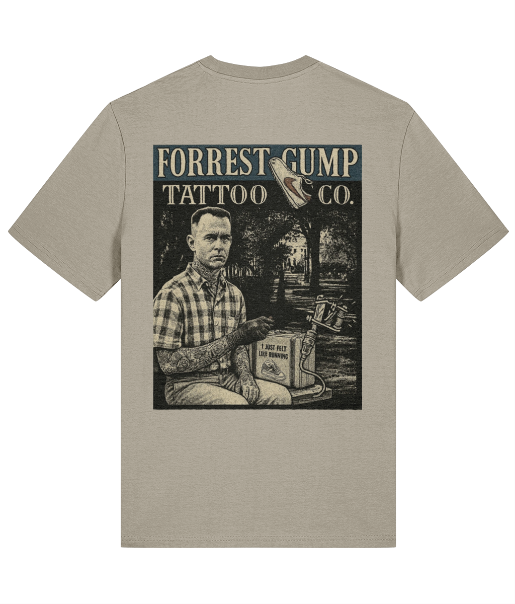 Forrest Gump Tattoo Co. T-Shirt – 2025 Reworked Edition | 100% Cotton