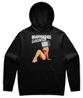 Brainwashed Generation Relaxed Fit Hoodie – Retro TV Head Pin-Up Print