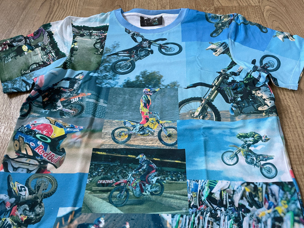 Motocross Motorcycle T-Shirt – Fight Club Tyler Durden Cosplay