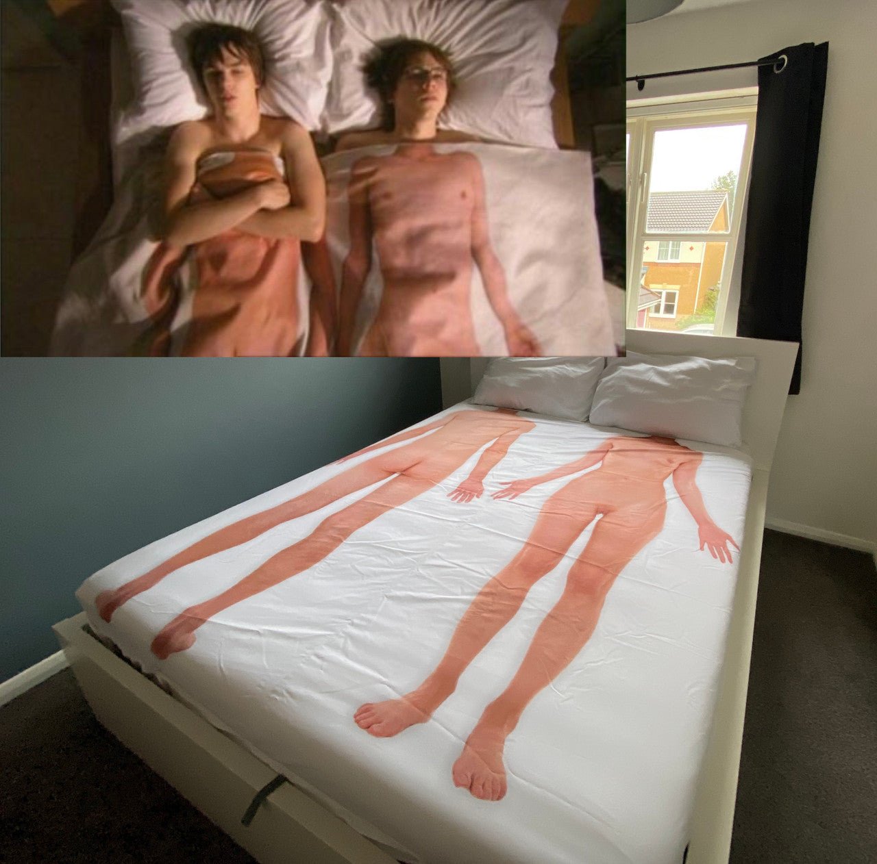 Skins Inspired Tony Stonem Duvet Cover - Handmade Bedding Set