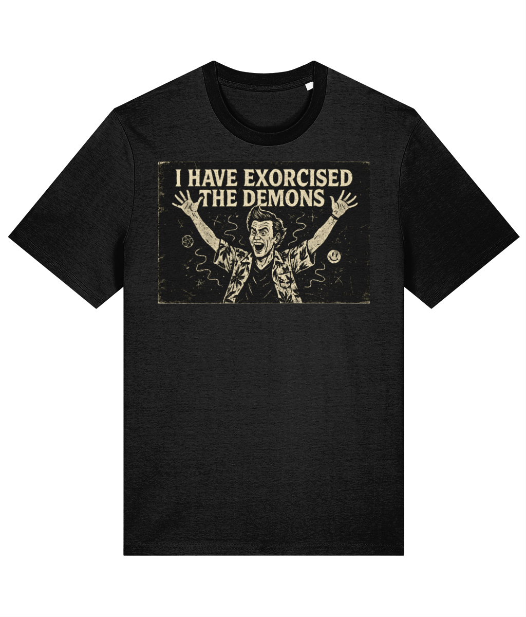 Ace Ventura “I Have Exorcised the Demons” T-Shirt | 100% Cotton Graphic Tee