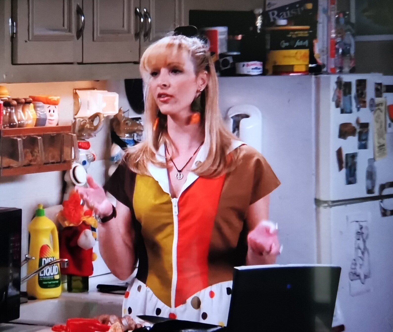Phoebe Buffay Inspired Dress | Retro Stripe & Spot 90s Friends TV Show Costume