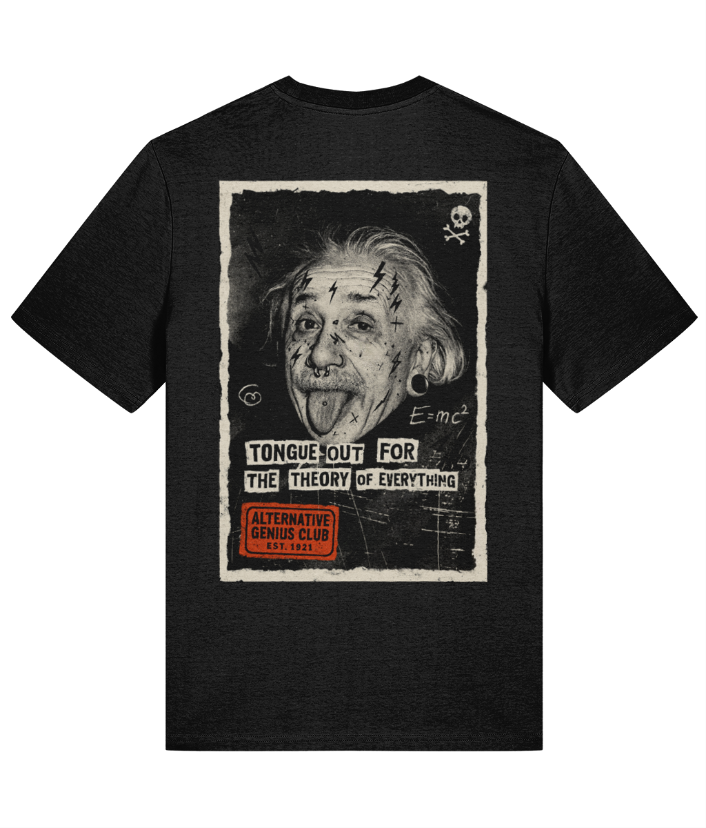 Einstein Tongue Out T-Shirt | Alternative Genius Club | 100% Cotton