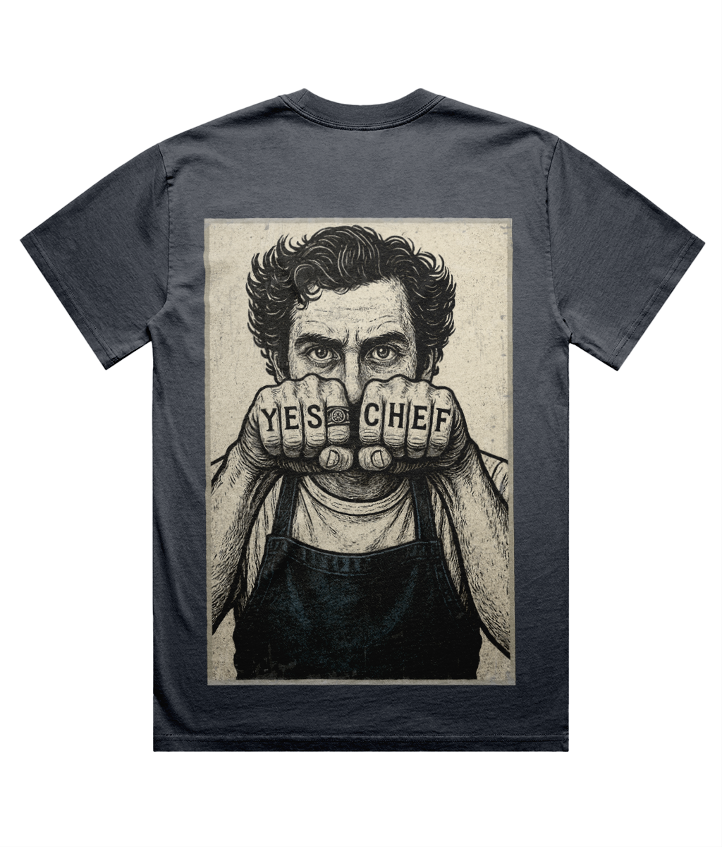 YES CHEF Oversized T-Shirt – Inspired by The Bear & Carmy | 240gsm Cotton
