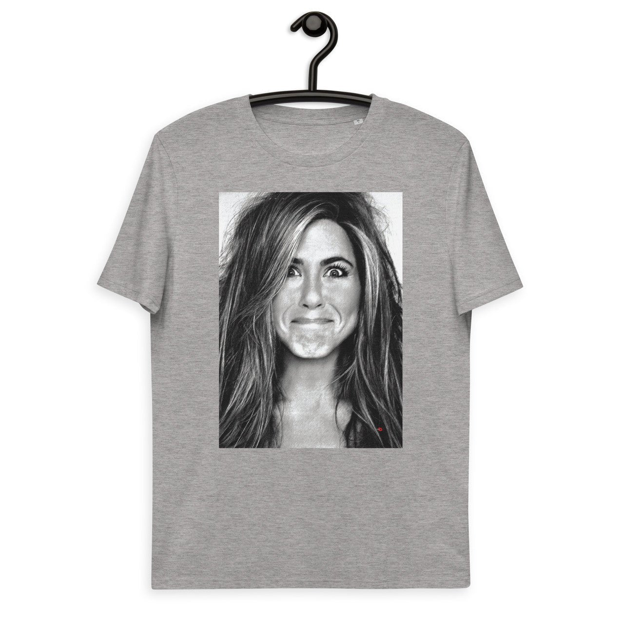 Jennifer Aniston Face KiSS Unisex organic cotton t-shirt - Friends, Rachel Green