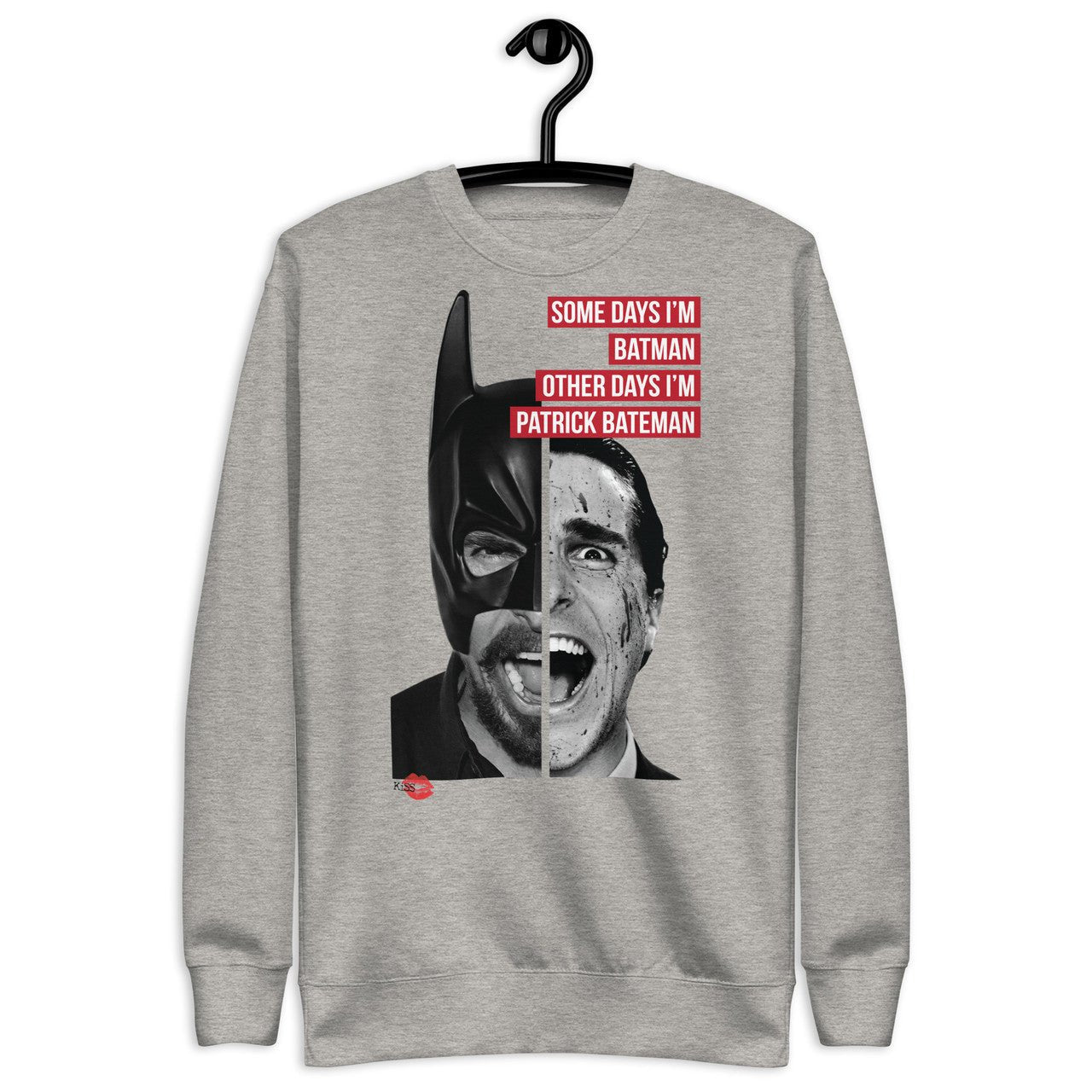 Batman/Patrick Bateman Unisex Premium Sweatshirt - American Psycho, Christi