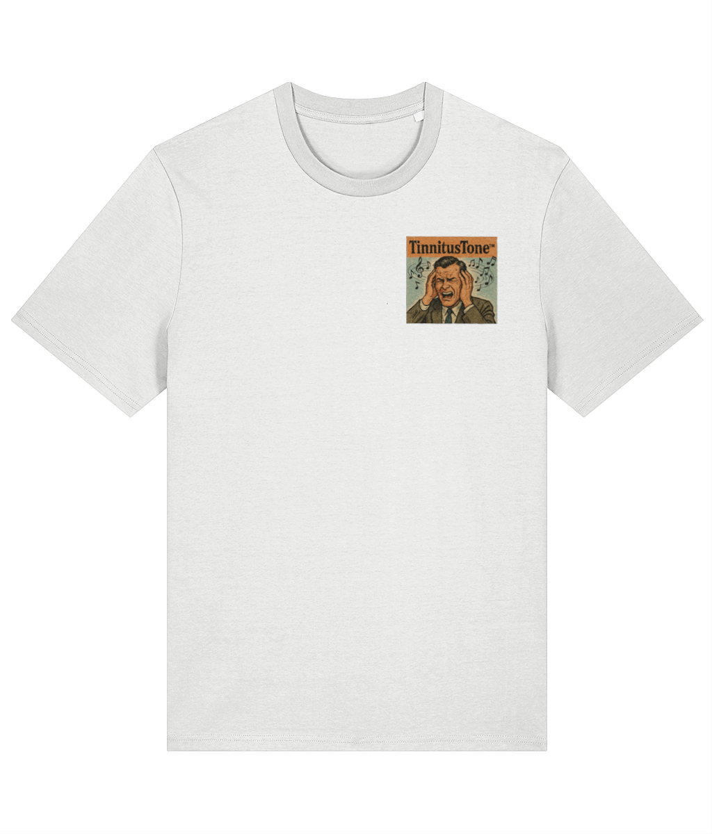 Tinnitus Tone Unisex organic cotton t-shirt - The Sound that Stays With You