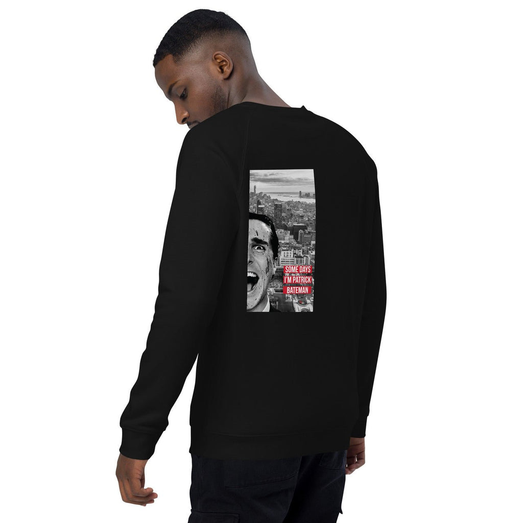Batman Bateman Unisex organic raglan sweatshirt - American Psycho