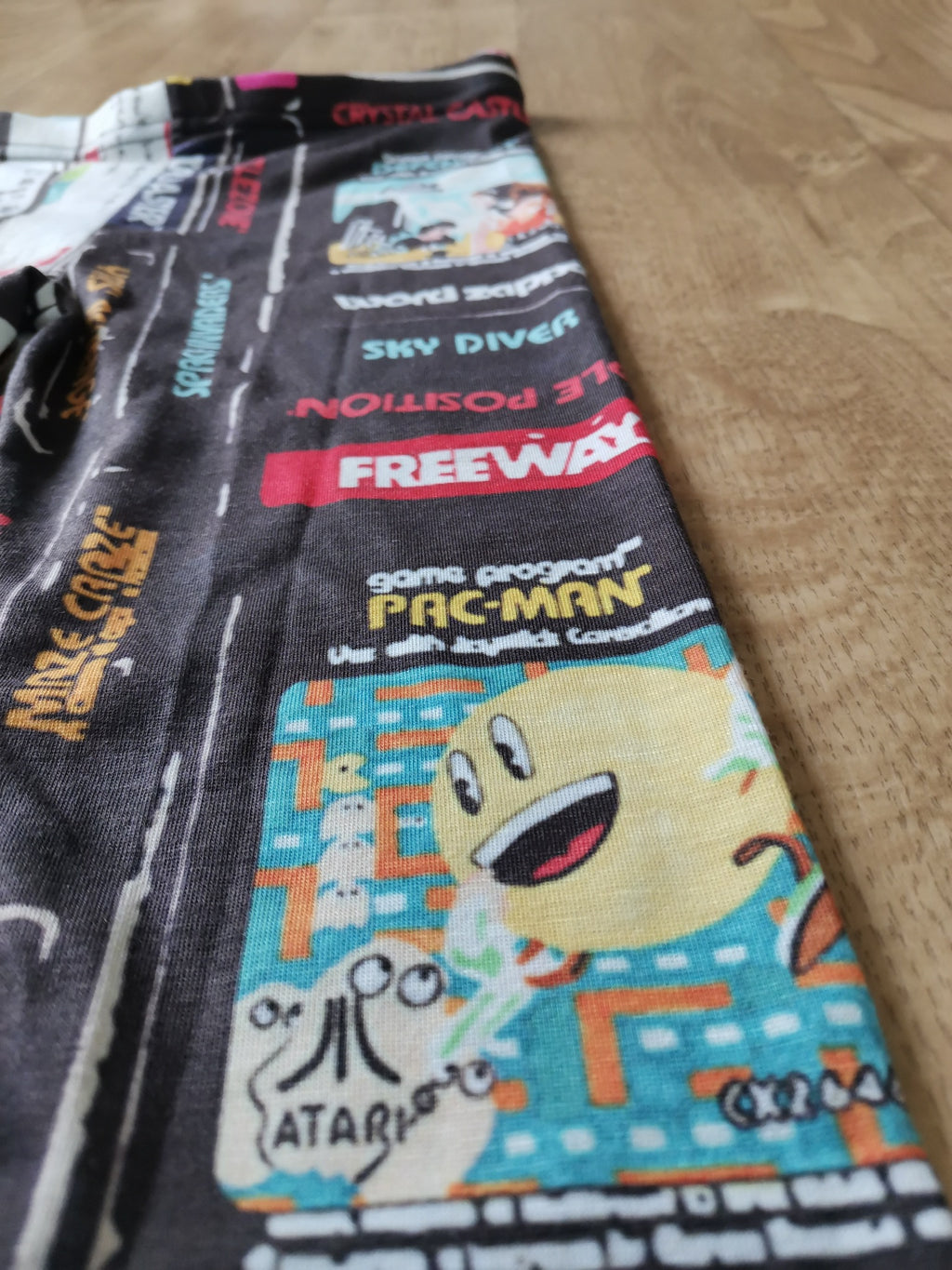 Retro Kids Cassette & VHS Atari Print Leggings – Soft, Stretchy & Fun