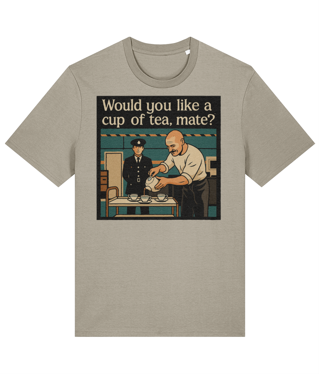 Bronson "Cup of Tea, Mate?" T-Shirt – 100% Cotton, Cult Classic Style