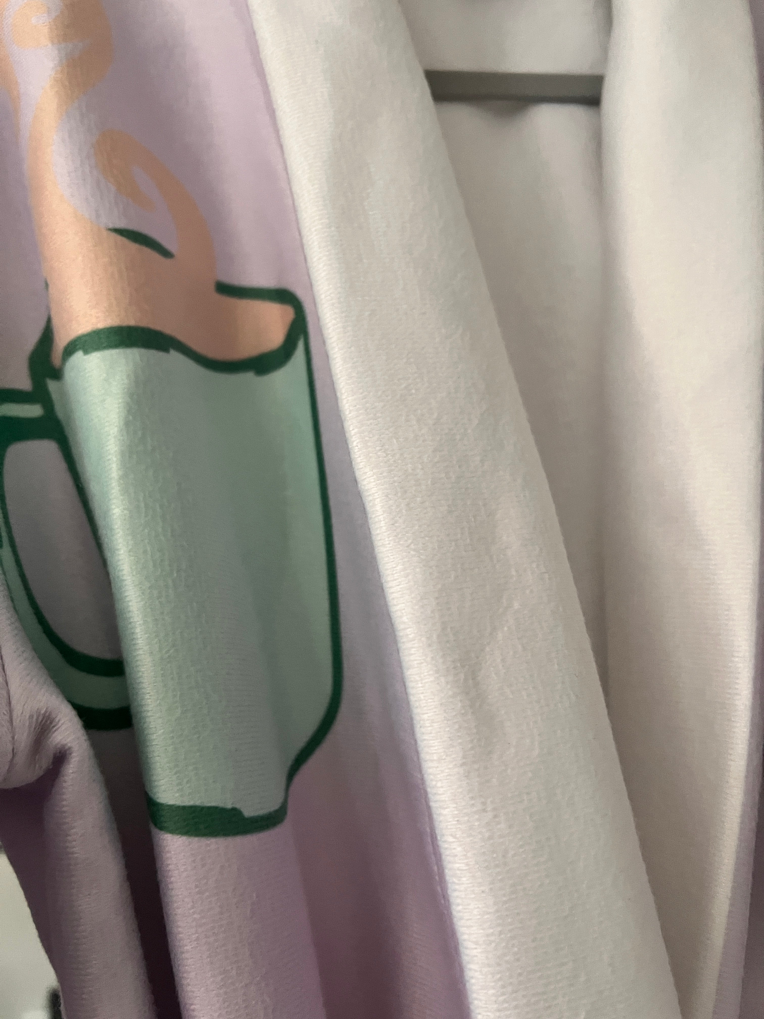 Tyler Durden Inspired Coffee Cups Lilac Dressing Gown