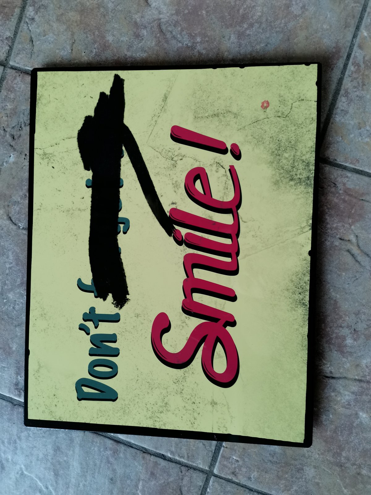 Don’t Forget To Smile - Joker Metal Wall Art | Joaquin Phoenix Inspired Print