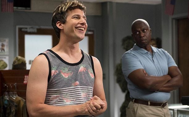 Flamingo Jake Peralta Style Vest - Brooklyn 99 Andy Samberg