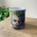 Beetlejuice & Joker Mash-Up Ceramic Mug - Heath Ledger, Michael Keaton