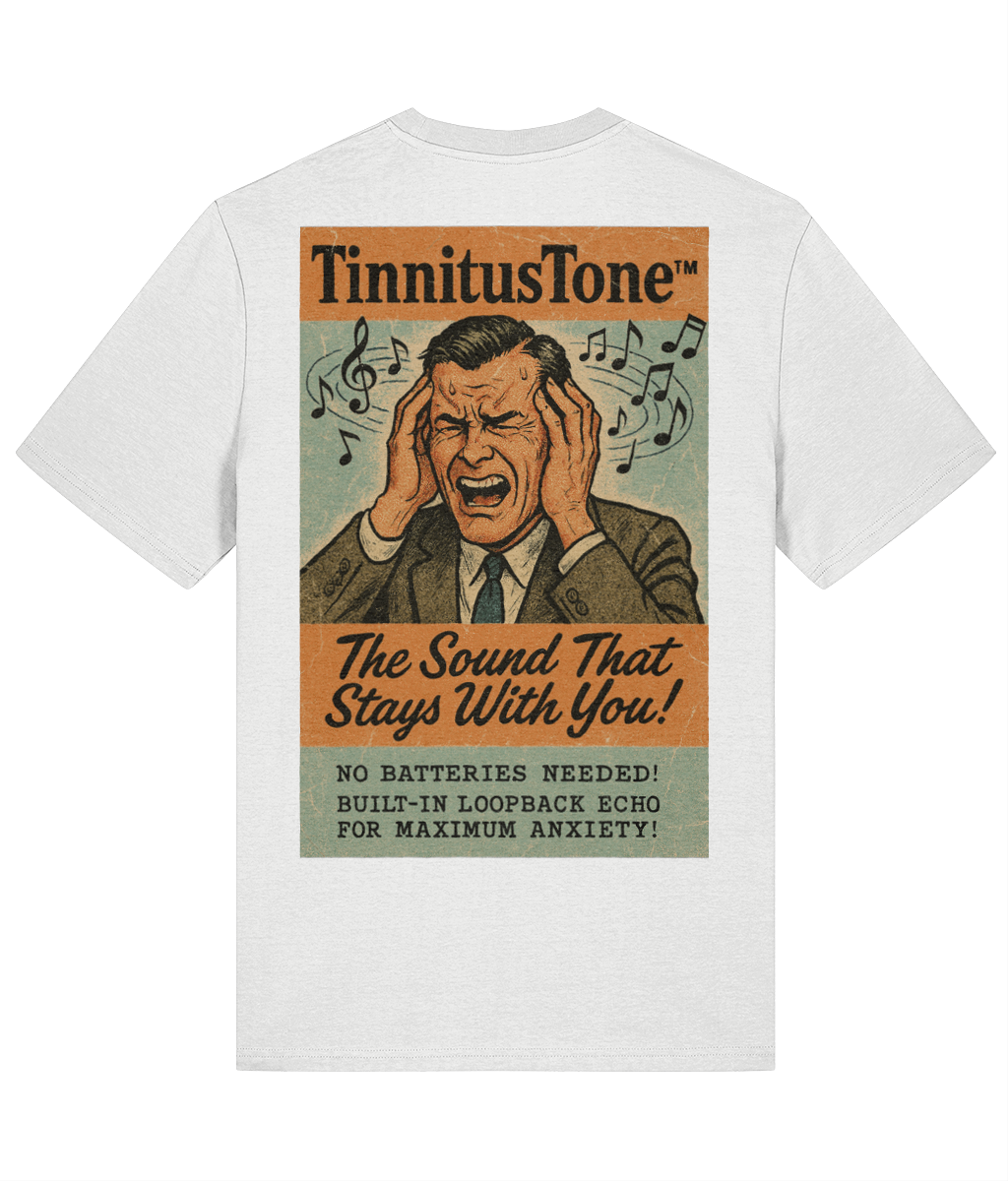 Tinnitus Tone Unisex organic cotton t-shirt - The Sound that Stays With You
