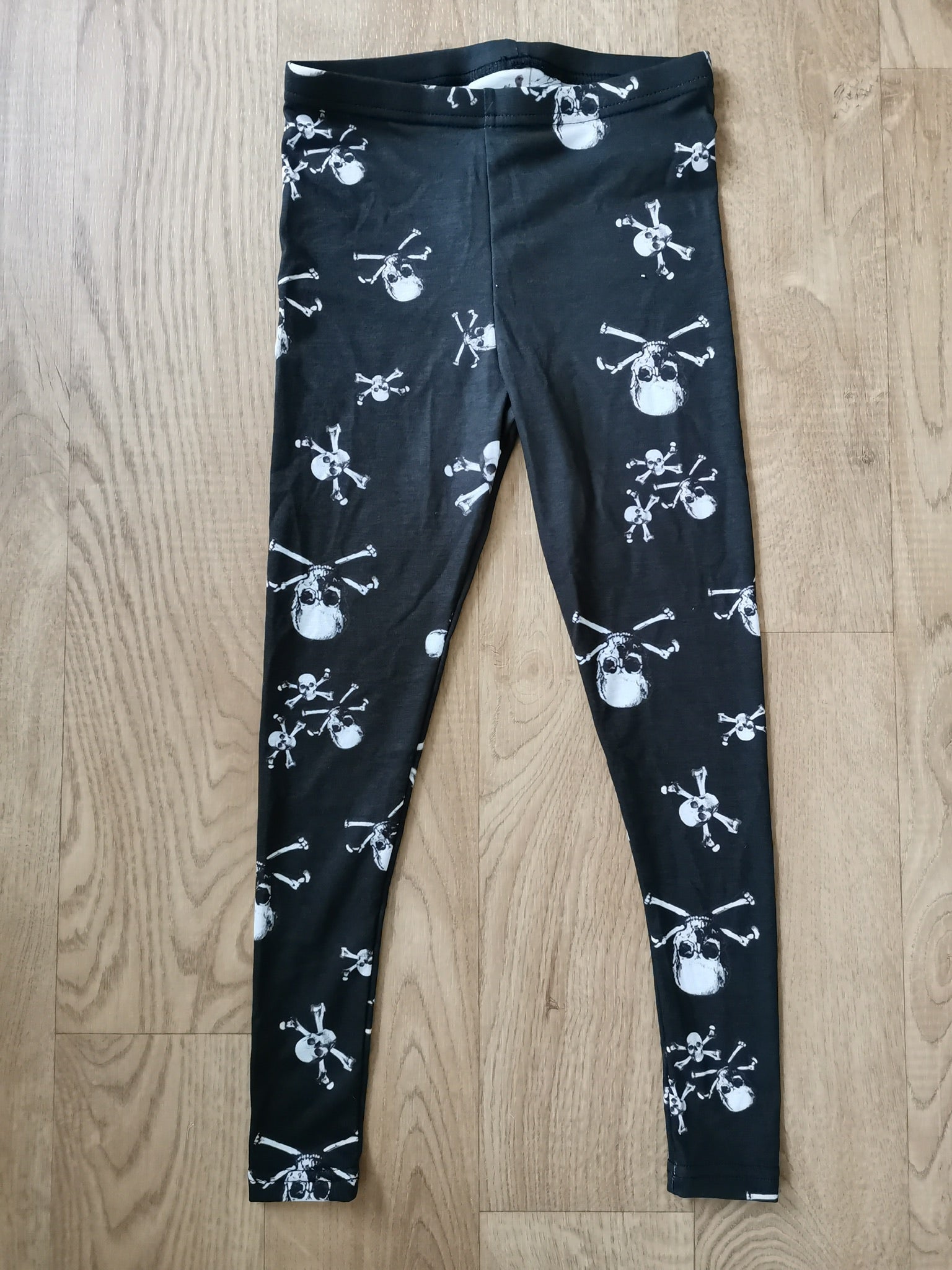 Kids Skull All Over Print Leggings