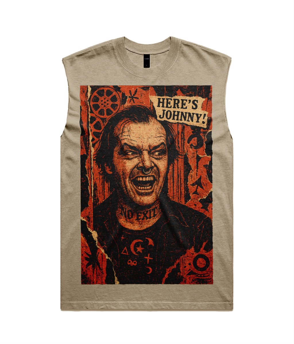 Here's Johnny Alt Heavy Faded Tank Top - The Shining