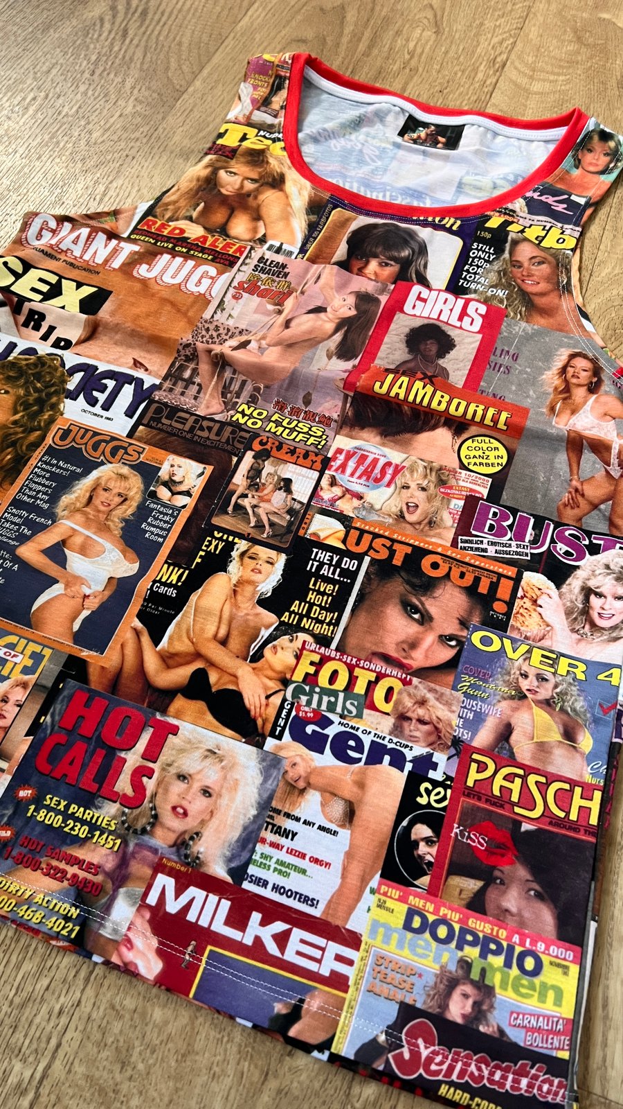 Fight Club Inspired XXX Magazines Vest Top - Brad Pitt Style