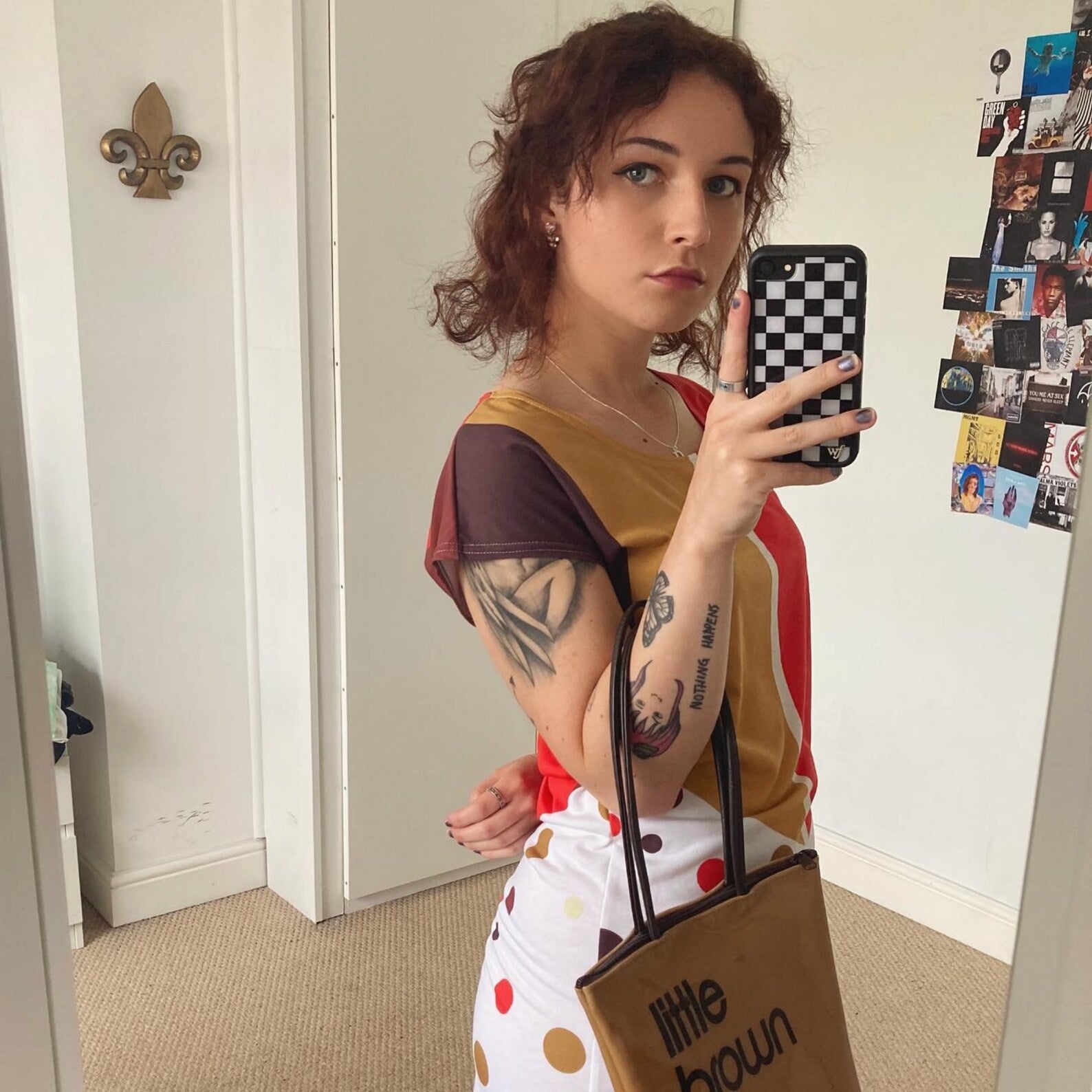 Phoebe Buffay Inspired Dress | Retro Stripe & Spot 90s Friends TV Show Costume