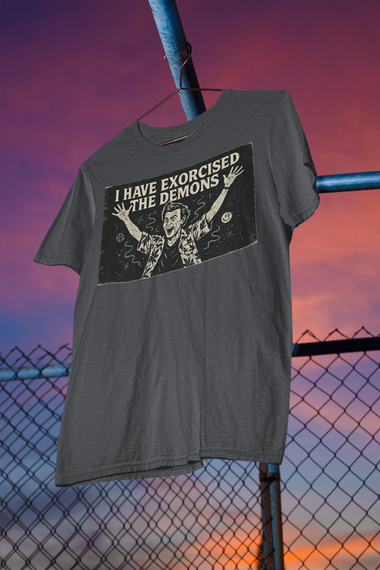 Ace Ventura “I Have Exorcised the Demons” T-Shirt | 100% Cotton Graphic Tee