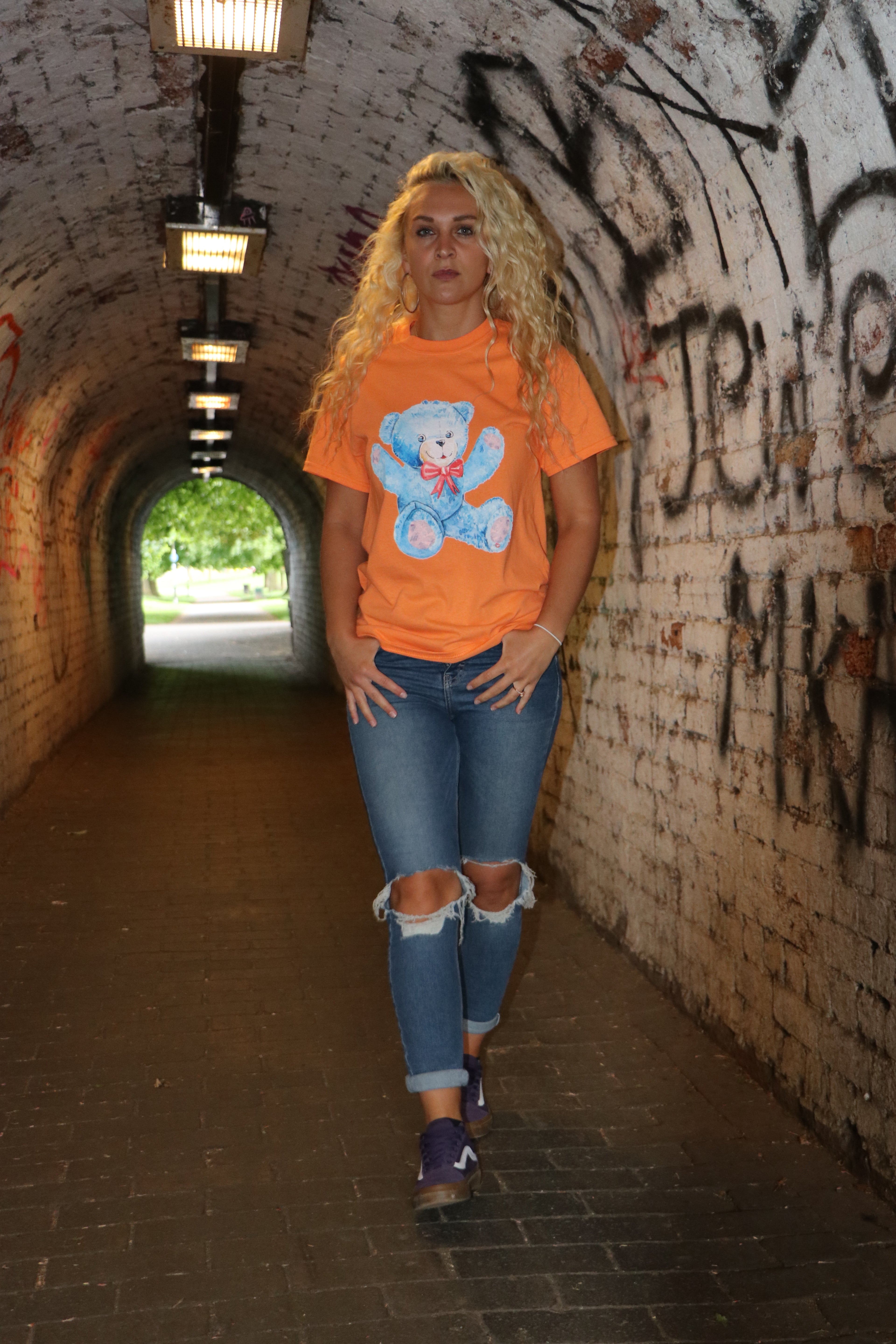 Villanelle Orange Teddy Bear T-Shirt - Jodie Comer, Killing Eve