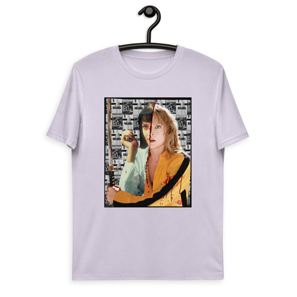 Split Fiction Unisex organic cotton t-shirt - Mia Wallace Uma Thurman