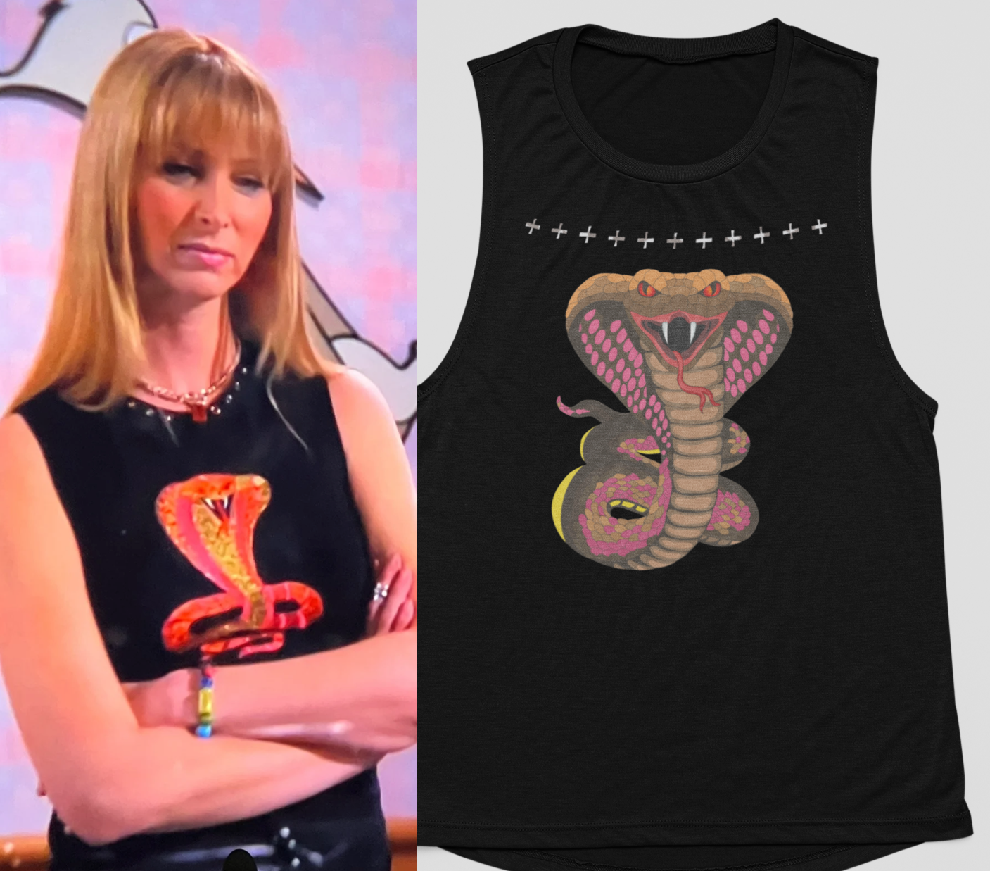 Phoebe Buffay Inspired Cobra Tank Top - Friends TV Show Inspired