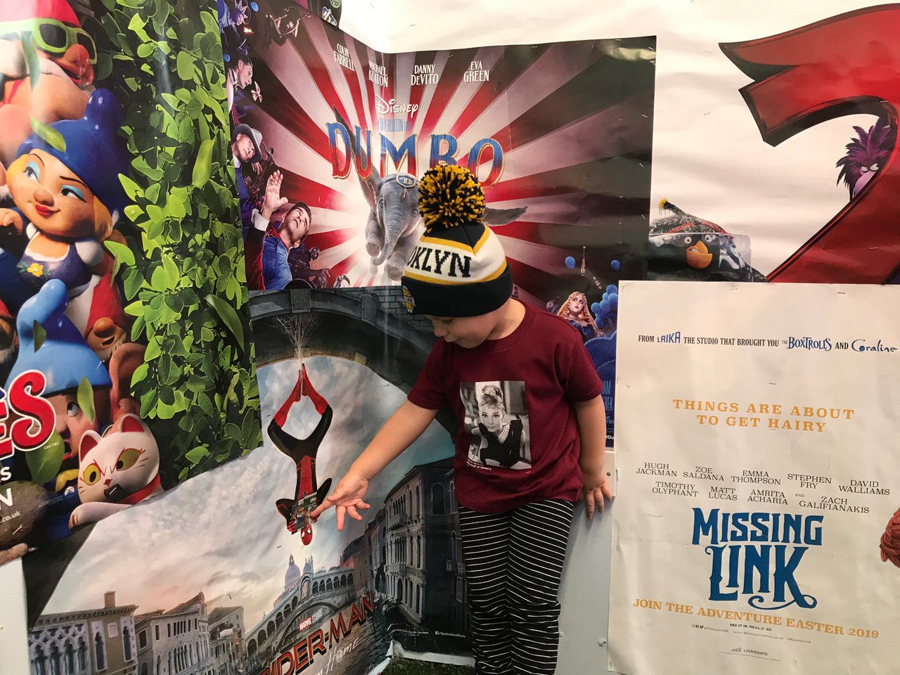 Kids Audrey Hepburn Burgundy T-Shirt — 100% Cotton