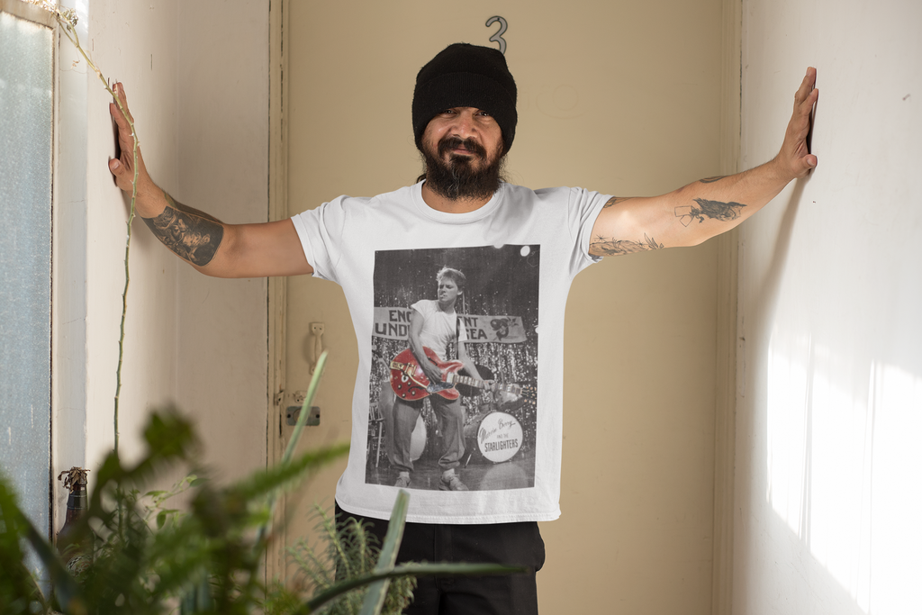 Marty McFly “Johnny B. Goode” Guitar T-Shirt – 100% Cotton Retro Film Tee