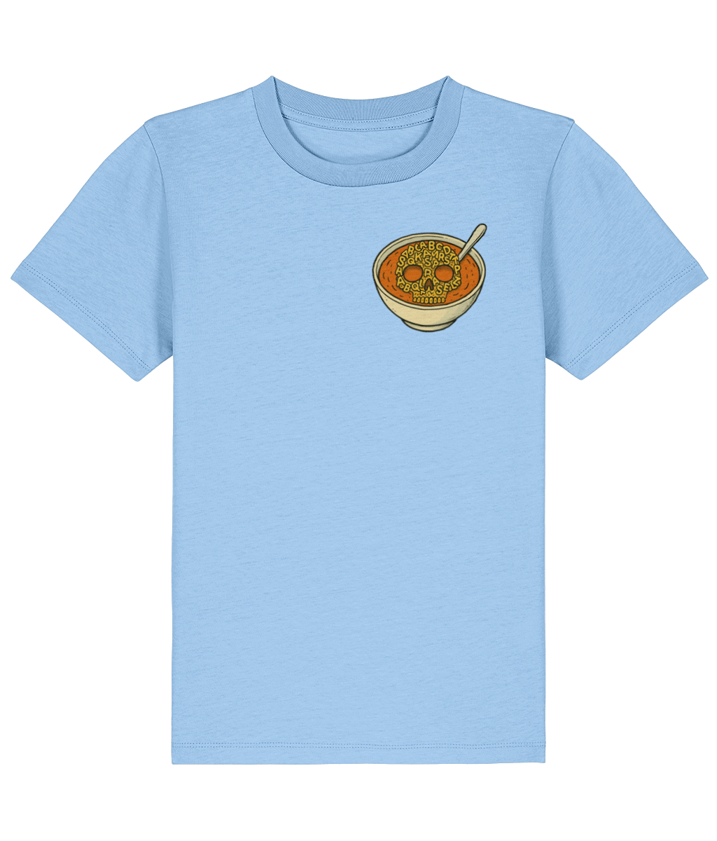Skullphabet Soup Organic Cotton Kids T-Shirt