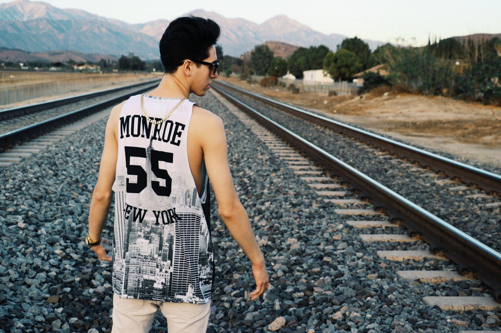 Marilyn Monroe ’55 Vest Top – Handmade Poly Jersey Tank – Breathable