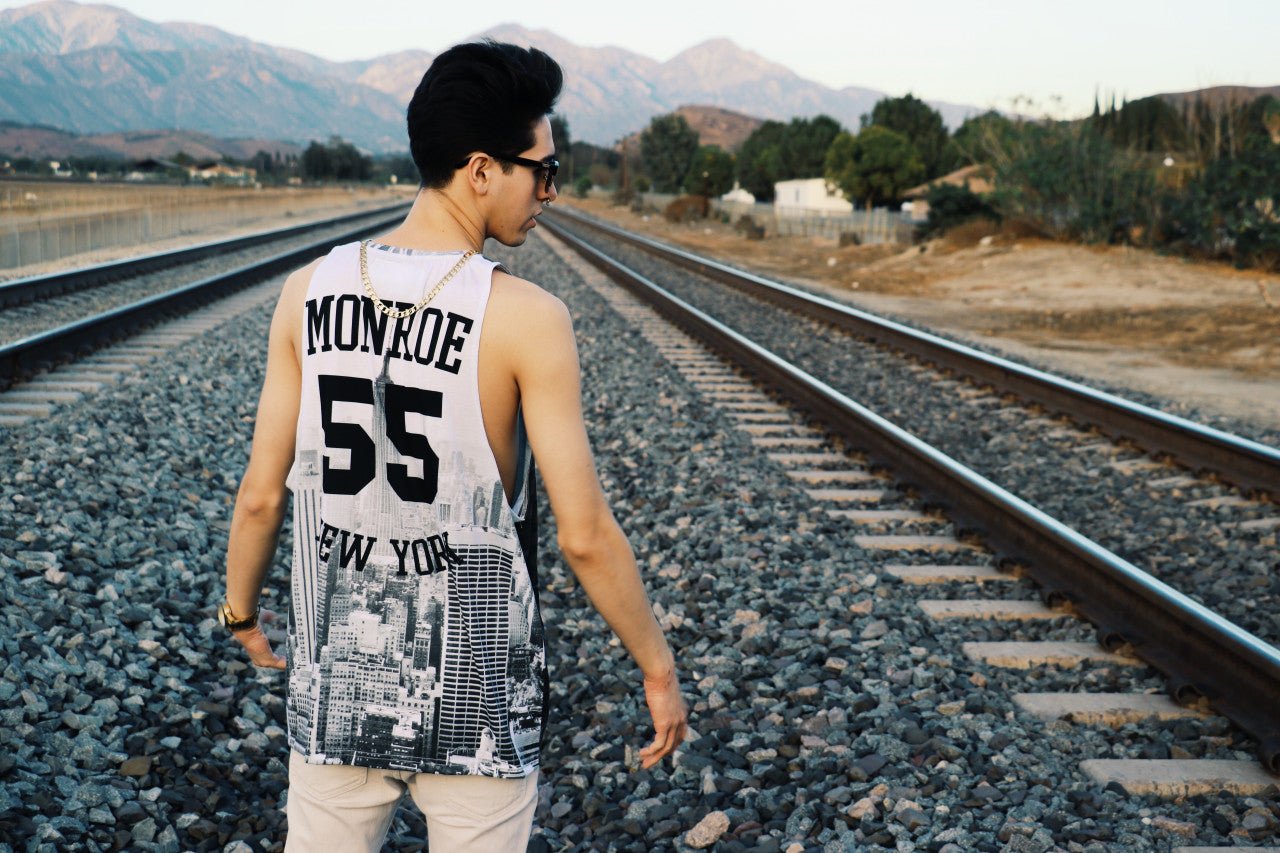Marilyn Monroe ’55 Vest Top – Handmade Poly Jersey Tank – Breathable