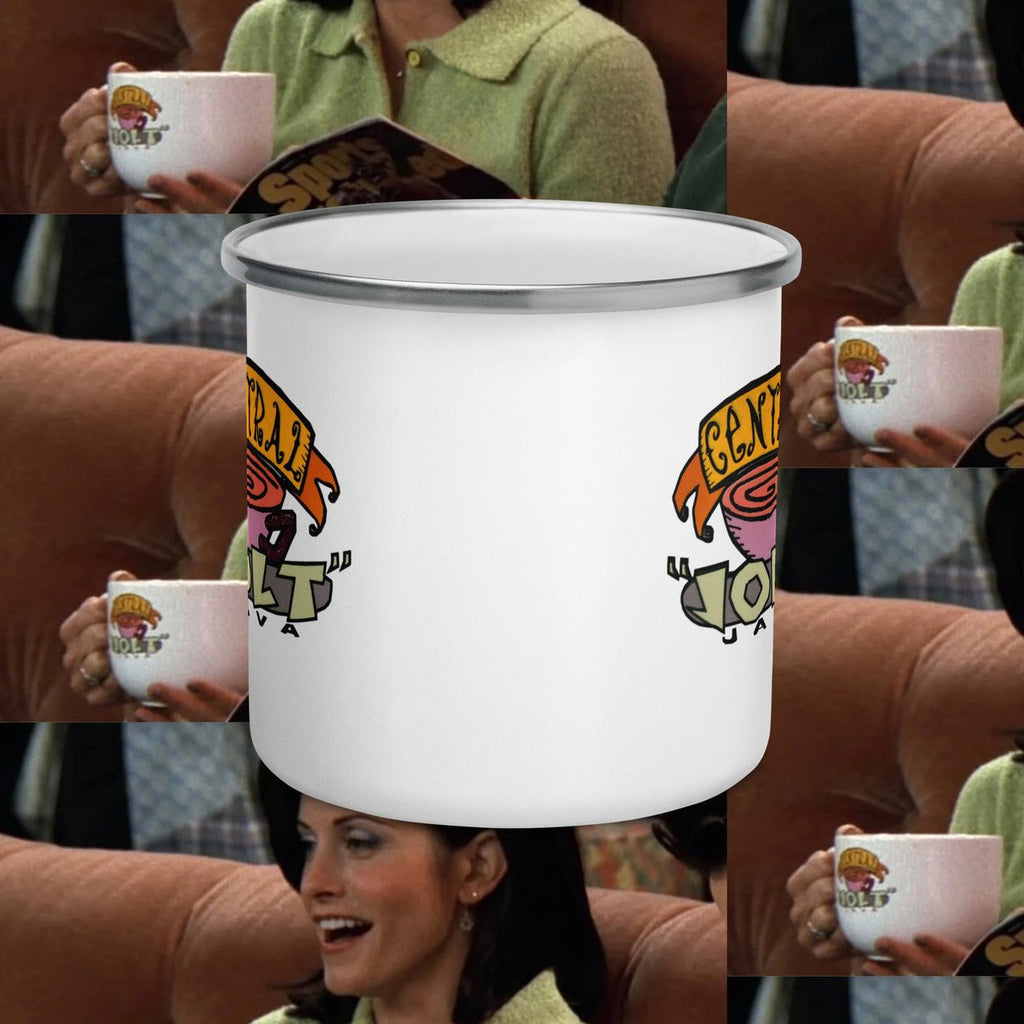 Central Jolt Coffee Enamel Mug – Friends Central Perk Inspired Collectible