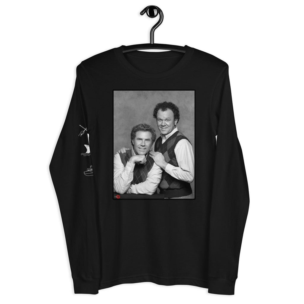 Step Bros Unisex Long Sleeve Tee - Will Ferrell John C Reilly Brothers Funn
