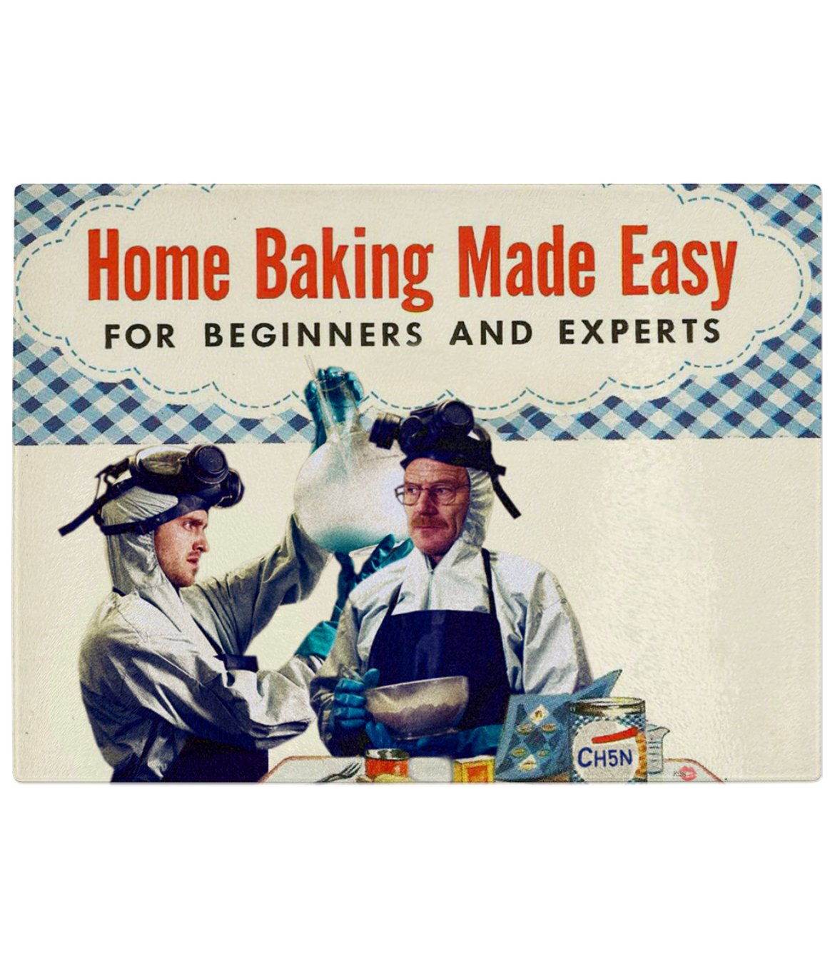 Baking Bad Glass Chopping Board – Breaking Bad Kitchen Gift