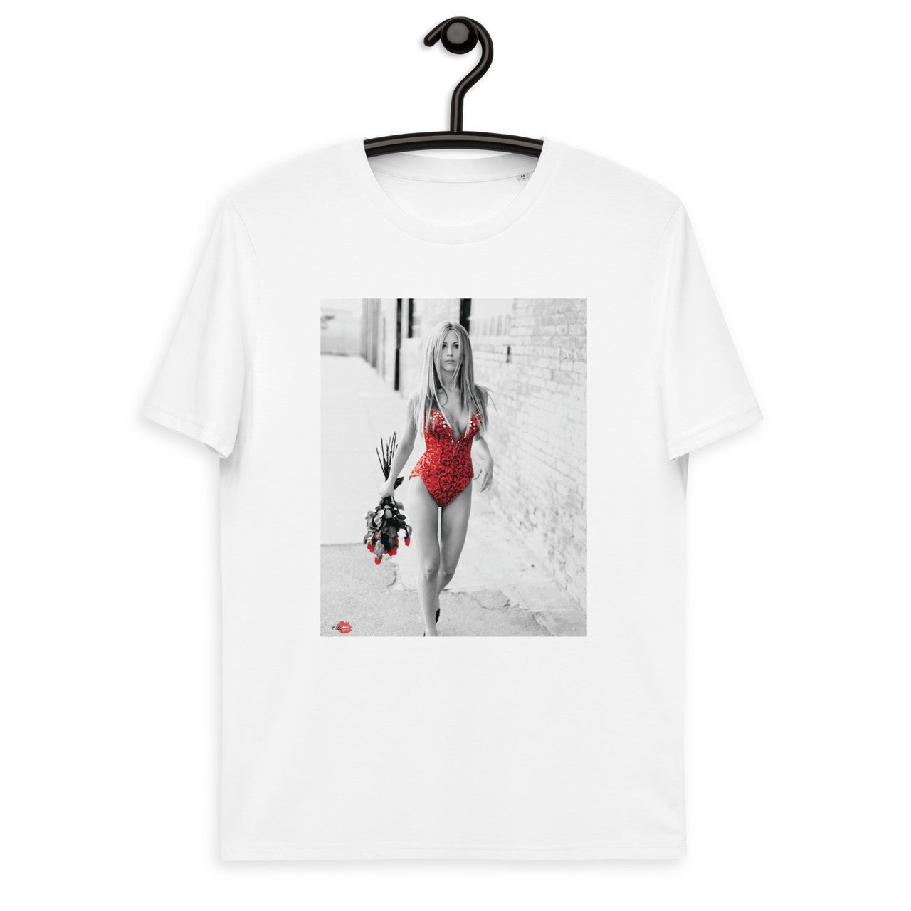 Jennifer Aniston Unisex organic cotton t-shirt - Red 90s 00s Friends