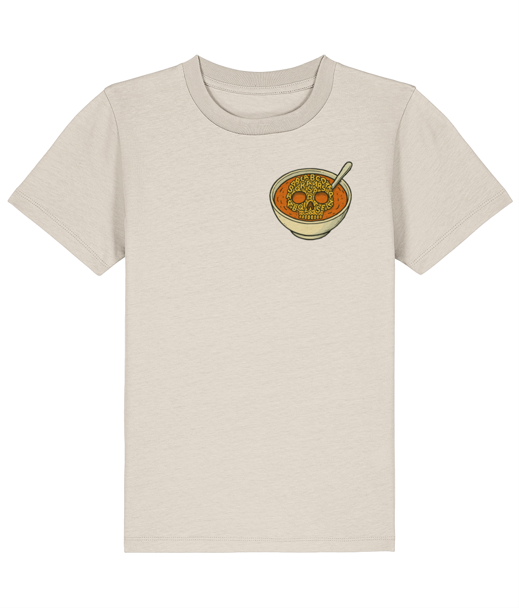 Skullphabet Soup Organic Cotton Kids T-Shirt