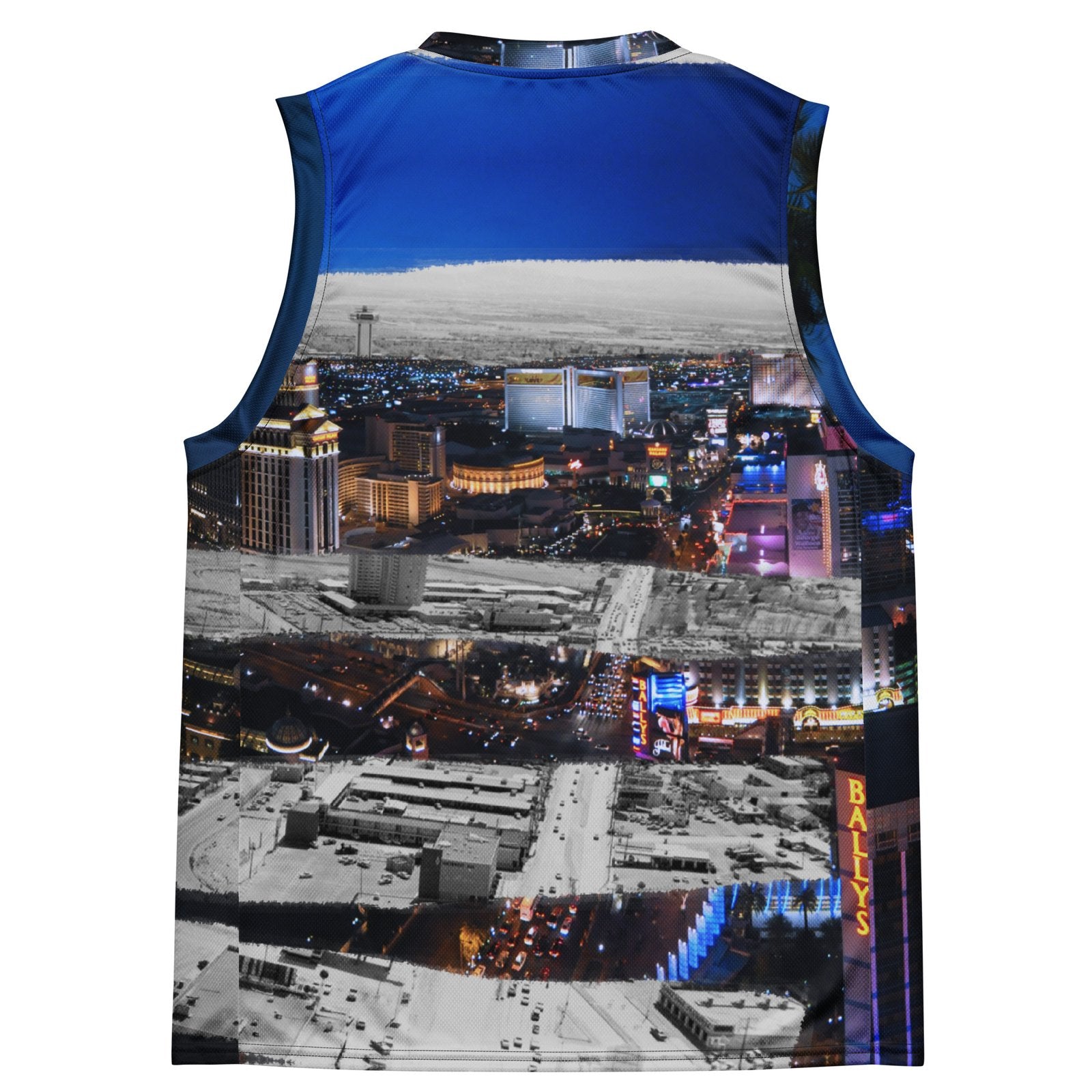 Las Vegas Recycled unisex basketball jersey - Then and Now