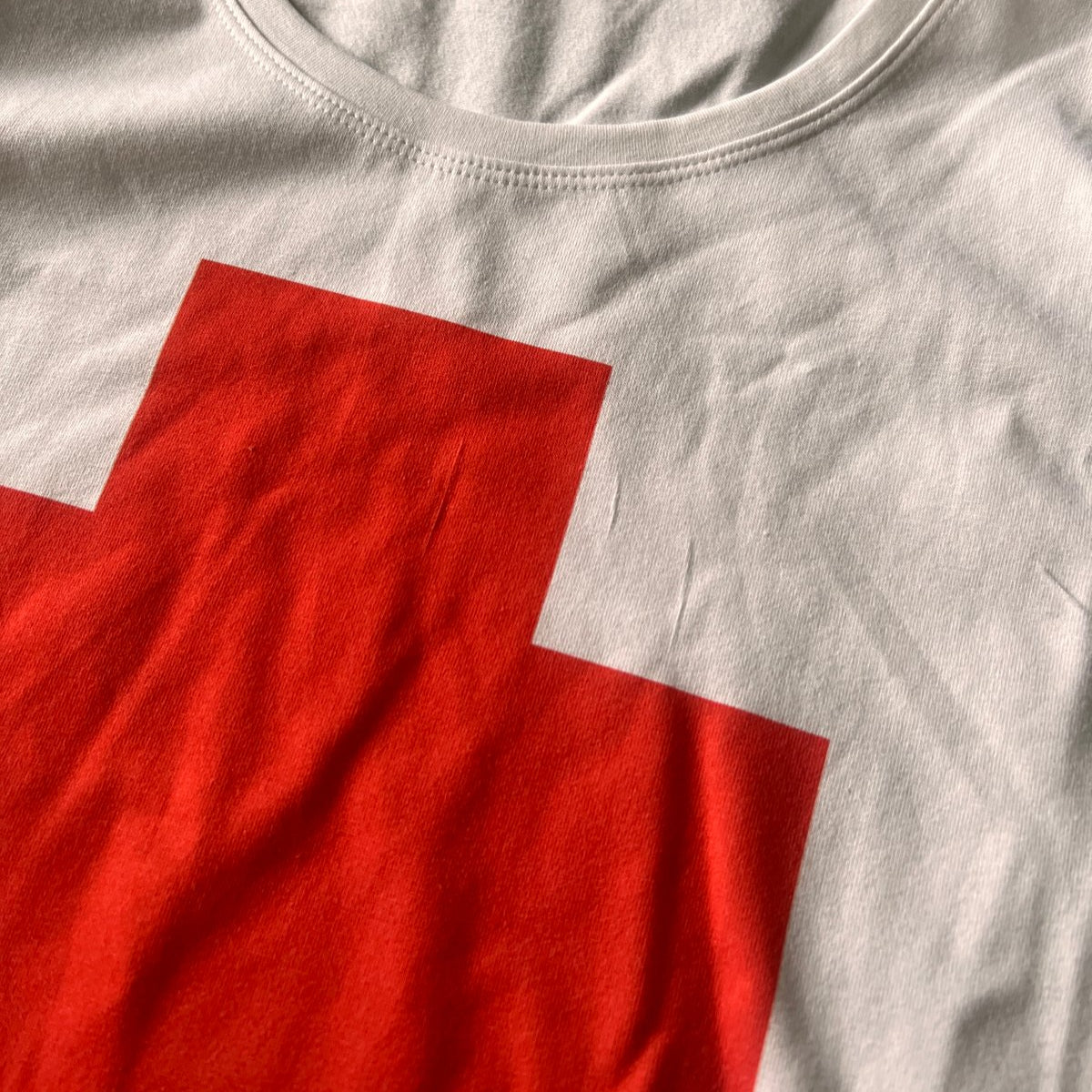 Rachel Green "Red Cross" Long Sleeve Tee – 100% Organic Cotton ‘90s Icon Look