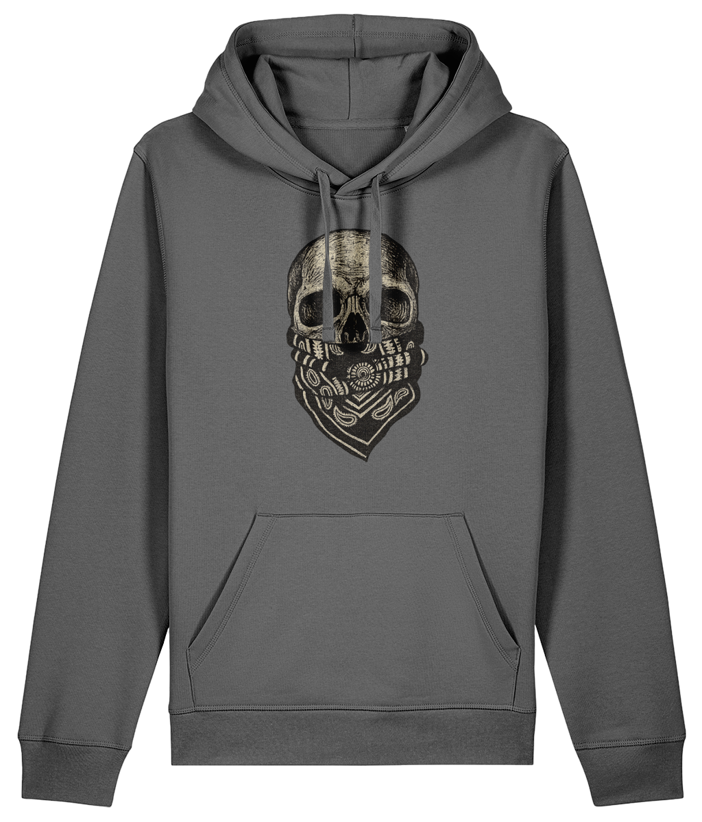 Skull Hoodie Unisex – Organic Cotton & Recycled Polyester | Streetwear