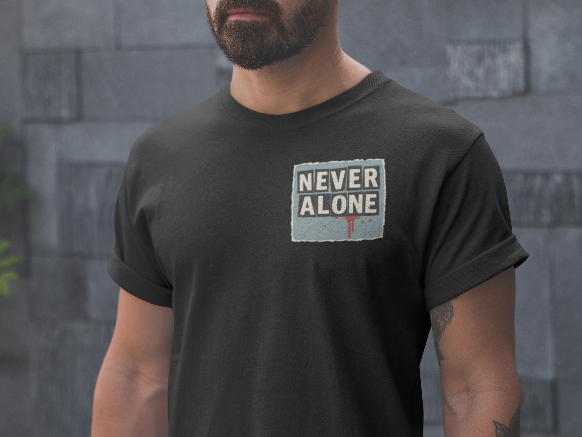 Home Alone Horror Parody T-Shirt | Vintage Faded Black Oversized Graphic Tee