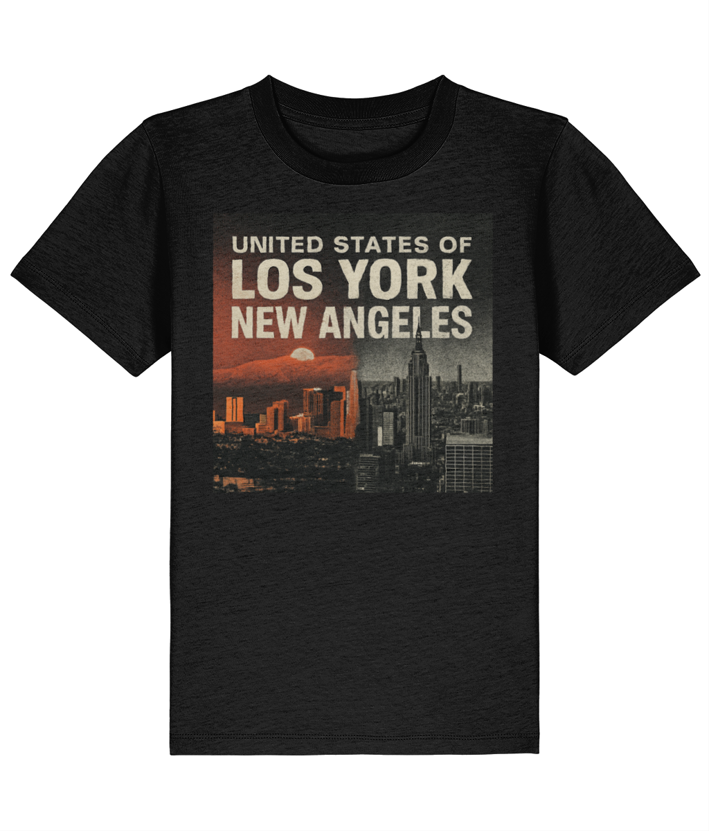 Kids “Los York / New Angeles” T-Shirt – 100% Cotton