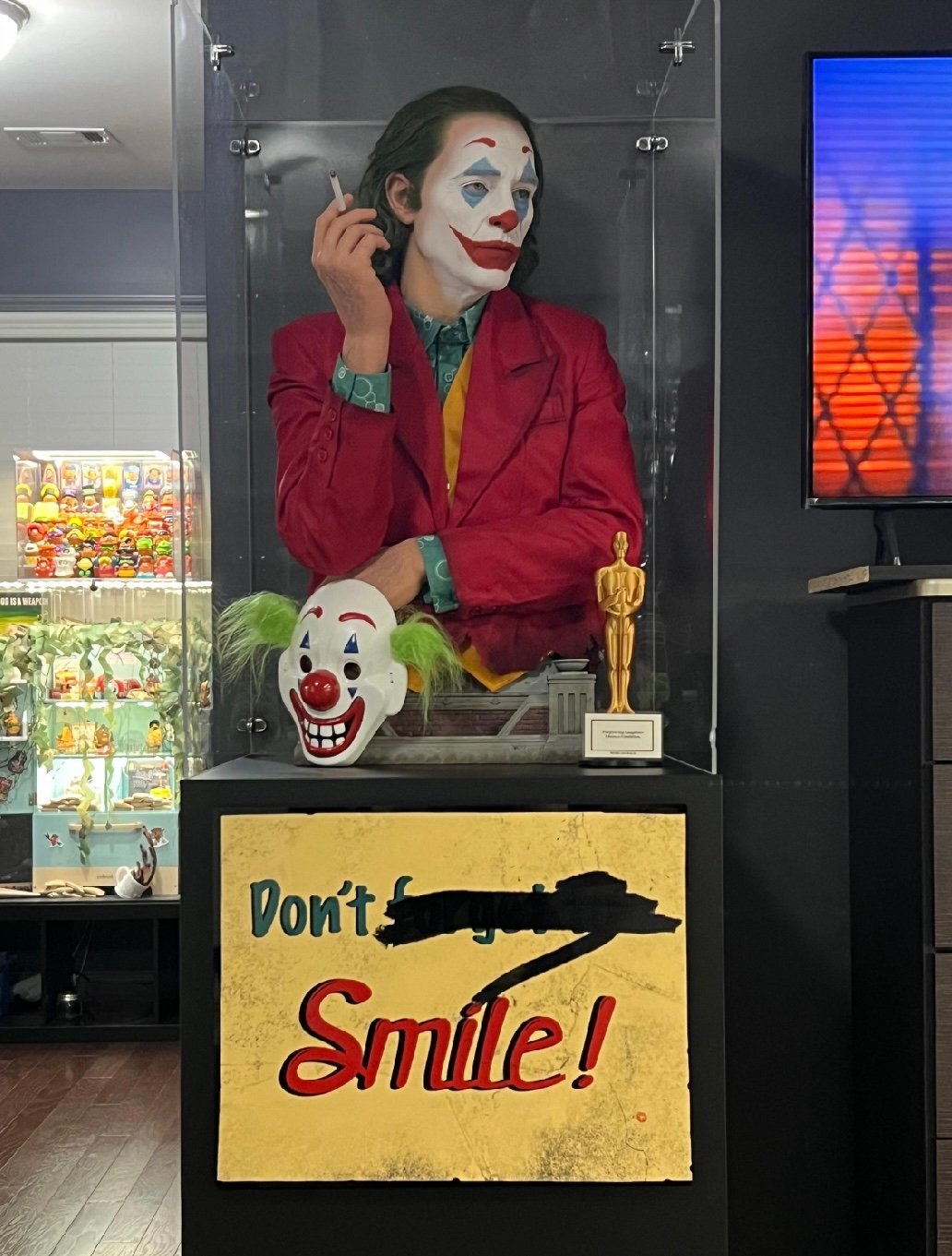 Don’t Forget To Smile - Joker Metal Wall Art | Joaquin Phoenix Inspired Print