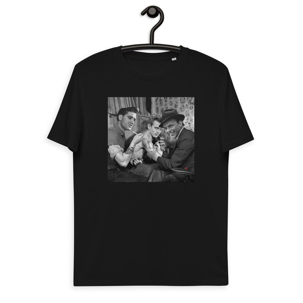 Frank Sinatra, James Dean, Elvis Presley Unisex organic cotton t-shirt