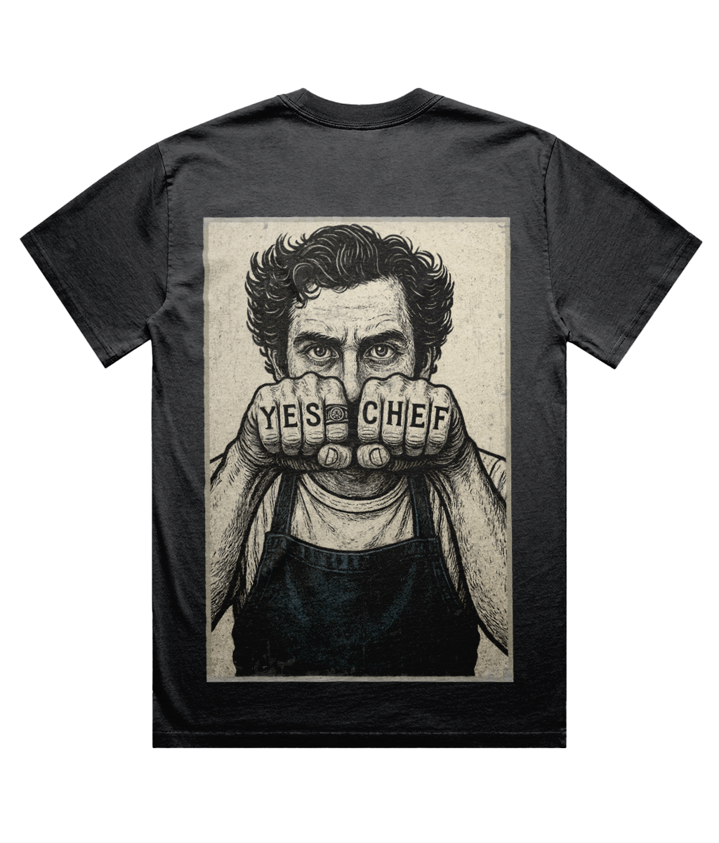 YES CHEF Oversized T-Shirt – Inspired by The Bear & Carmy | 240gsm Cotton